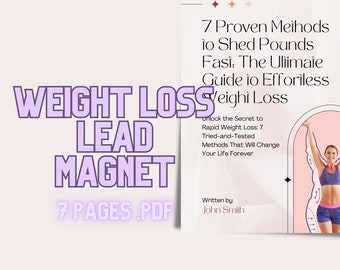 Weight Loss 7 Pages .PDF Lead Magnet | Weight Loss Lds, Weightloss, Weight Loss Doll, Weight Loss Charms, Weight Tracker Stamp, Done For You
