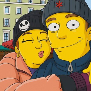 Custom Digital Cartoon in the style of The Simpsons!