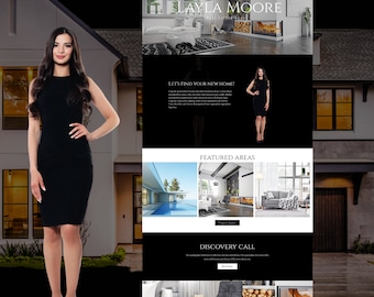Real Estate Agent WIX Website Template - The Layla
