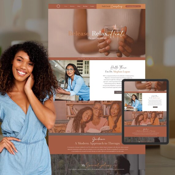 Therapist Website | WIX Template