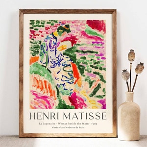 Matisse Print set Of 3, Matisse Wall Art, Exhibition Art, Mid Century Wall Art, Landscape Art, High Quality Printable Poster, Digital Print image 3