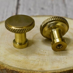 ARTISNO Round Beaded Brass Knob Golden Color-Drawer Knobs,Dresser Knob,Cabinet Hardware,Unique Decorative Pull Handles,Gold Brass Pull set-6