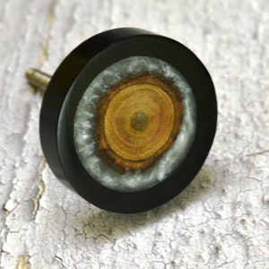 ARTISNO Resin Wood Drawer Knobs: Unique Cabinet Pulls, Round Resin Knobs, Cabinet Drawer Pulls, Drawer Knobs, Cabinet Knobs and Pulls, set-6
