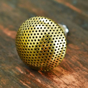 ARTISNO Floral Round Brass Drawer Knobs-Elegant Furniture and Cabinet Pull Handle in Solid Brass Metal,Modern Cabinet Pulls and Knobs, set-6
