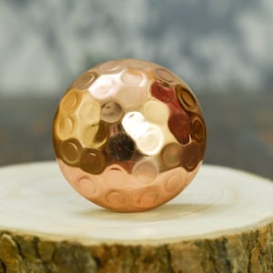ARTISNO Hammered Copper Door Knobs Cabinet Pulls - Decorative Drawer Knobs for Cabinets, Drawers and Dressers-set of 6