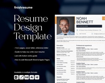 Certified public accountant resume template for Microsoft Word, Apple Pages + more | Creative Resume, Professional CV, Simple Resume