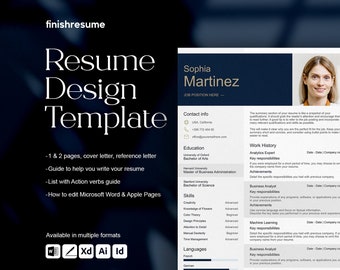 Family law attorney resume template for Microsoft Word, Apple Pages + more | Creative Resume, Professional CV, Simple Resume