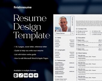 Transport engineer resume template for Microsoft Word, Apple Pages + more | Creative Resume, Professional CV, Simple Resume