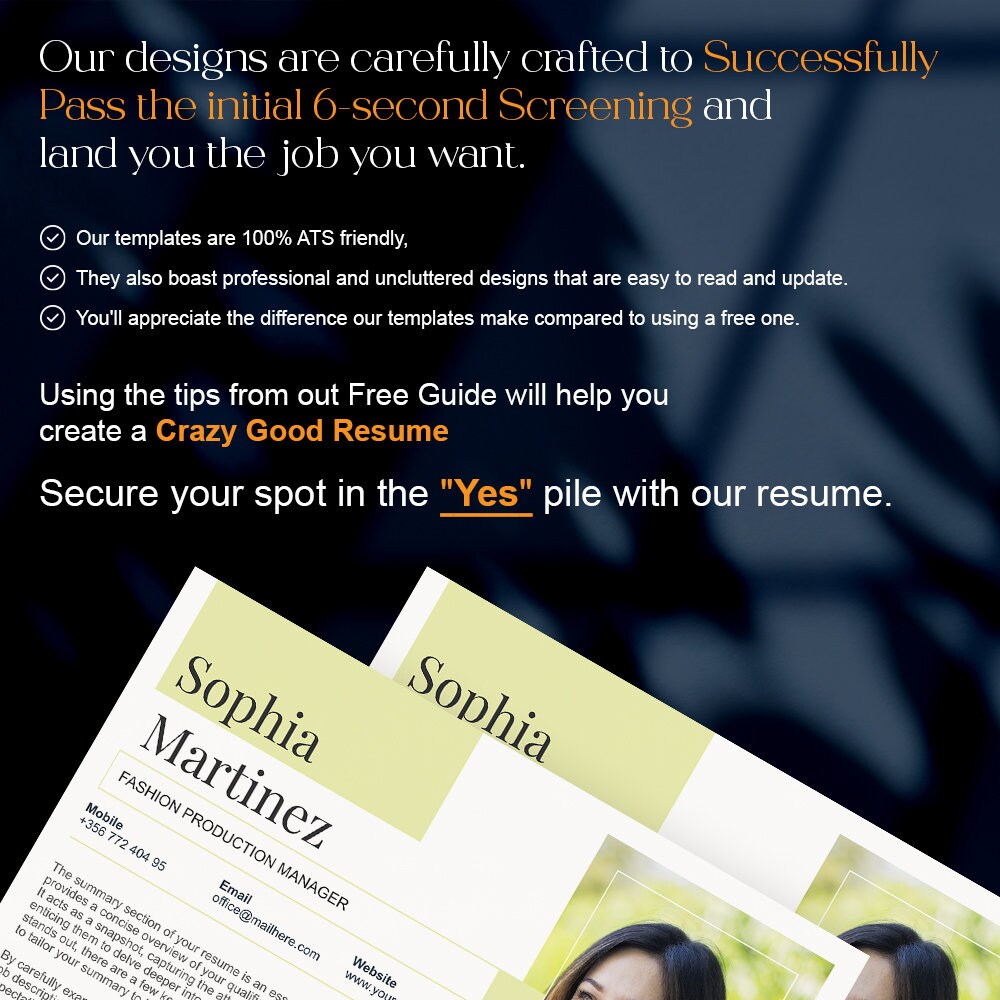 Best Professional Resume Template for Microsoft Word & Apple Pages ...