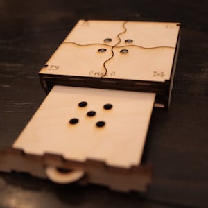 Puzzle Box Digital File Download in Vector File Format SVG, Laser Cut File