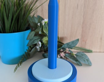 Wool unwinder small - 3D printing (PLA) - blue - light blue - blue