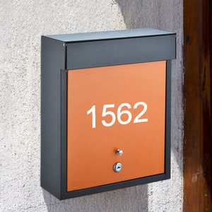 Wall Mount Mailbox, Personalized mailbox, Custom Mailbox, Mailbox, House Number Mailbox, House Mailbox