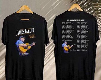 James Taylor 1982 Summer Tour Authentic Concert T-shirt