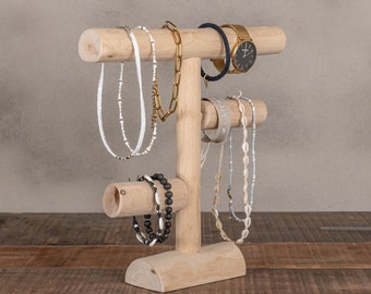 Houten Sieraden Houder - Saffier