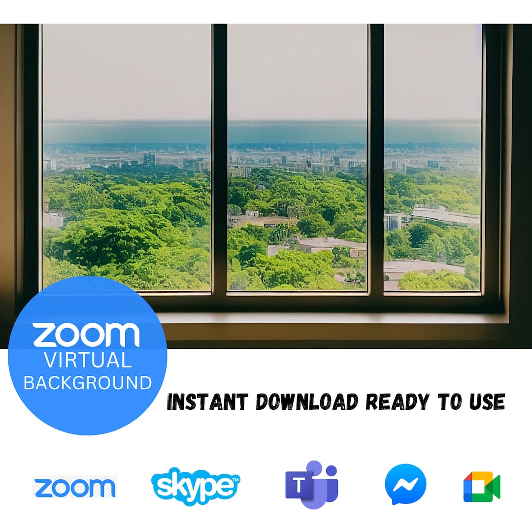 City Park Zoom Virtual Backgrounds Backdrop Office Background Microsoft