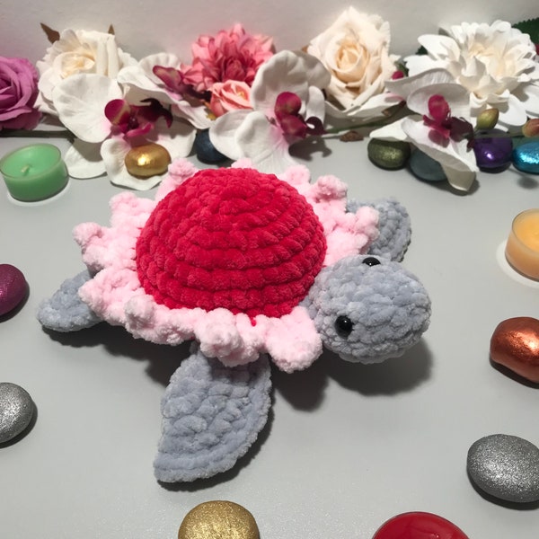 Cherryblossom - Schildkröte klein handmade turtle Kirschblüten sakura