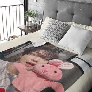 Enhypen Jungwon Blanket, Enhypen Yang Jungwon Blanket, Velveteen Blanket, Jungwon Romance Untold Photocard, Enhypen Merch, Enhypen, Kpop