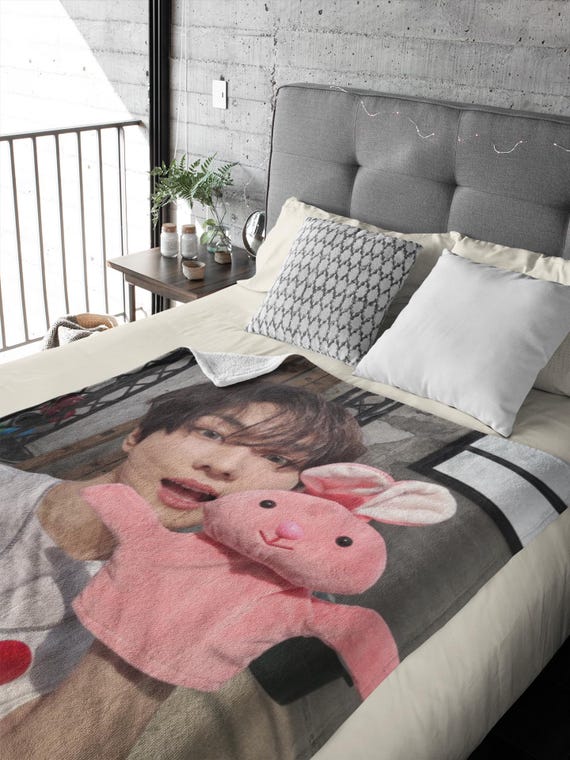 Enhypen Jungwon Blanket, Enhypen Yang Jungwon Blanket, Velveteen