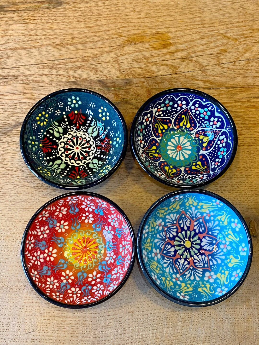 Turkish Ceramic Bowls Set,decorative Ceramic Bowl Set,handmade Turkish