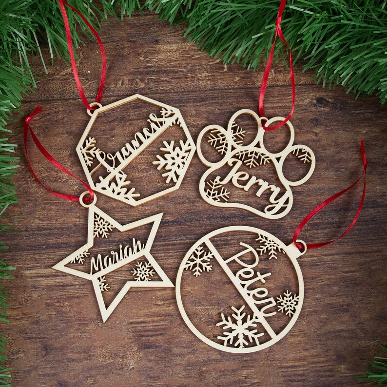 Dog Name Sign,Room Decor,Personalized Dog Paws Ornament,Personalized Wooden Ornament,Personalized Dog Ornament with name,Gift For Dog zdjęcie 7