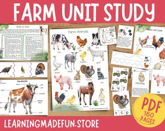 Farm Animal Learning - Etsy Farm Animal Learning - Etsy
