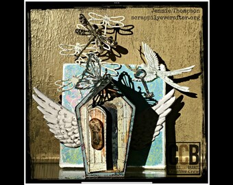 the winged nest 4x4 mini 3d canvas