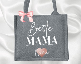 Beste Mama Jutetasche / Mama Geschenk / Mama geschenk mit Name / Jutetasche für Mama / Mama Geschenkidee / Mama Geschenk / Muttertag