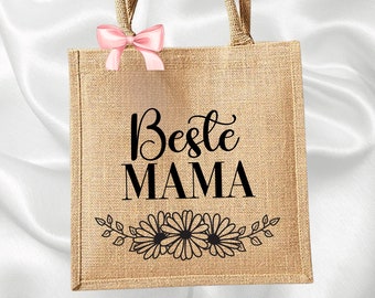 Mama Geschenk / Mama Tasche / Jutetasche / Mama Geburtstagsgeschenk / Muttertag Geschenk /  Ehefrau Geschenk / Beste Mama / Mutter