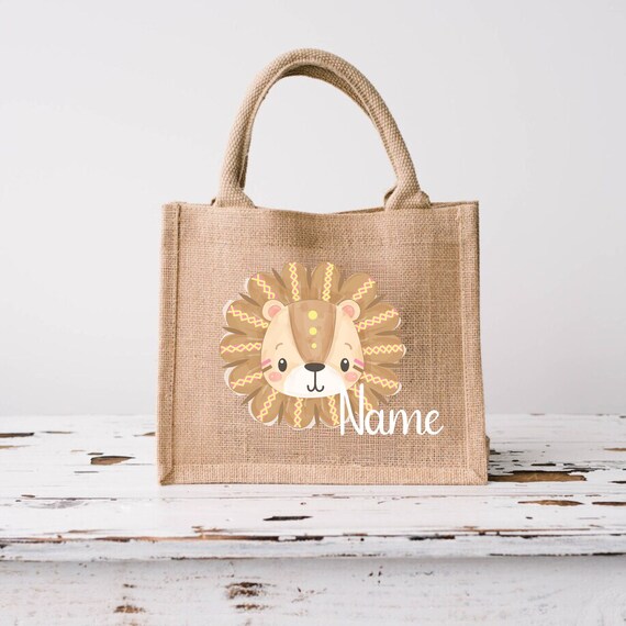 Handtasche Kindertasche Mit Namen Jutetasche Für Kinder Tasche Für