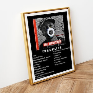 Nipsey Hussle Poster, Rap Mixtapes, Instant Download, The Marathon Continues, Digital Download, Rap Artwork, Studio Decor, Nipsey Albums,