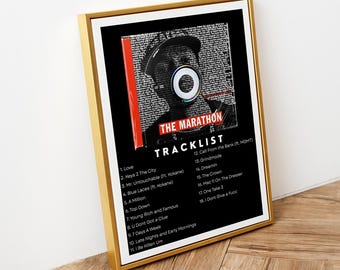 Nipsey Hussle Poster, Rap Mixtapes, Instant Download, The Marathon Continues, Digital Download, Rap Artwork, Studio Decor, Nipsey Albums,