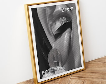 Black woman art, digital download, melanin art, hiphop posters, home decor, grillz jewelry, silver jewelry, gold jewelry, music art, posters