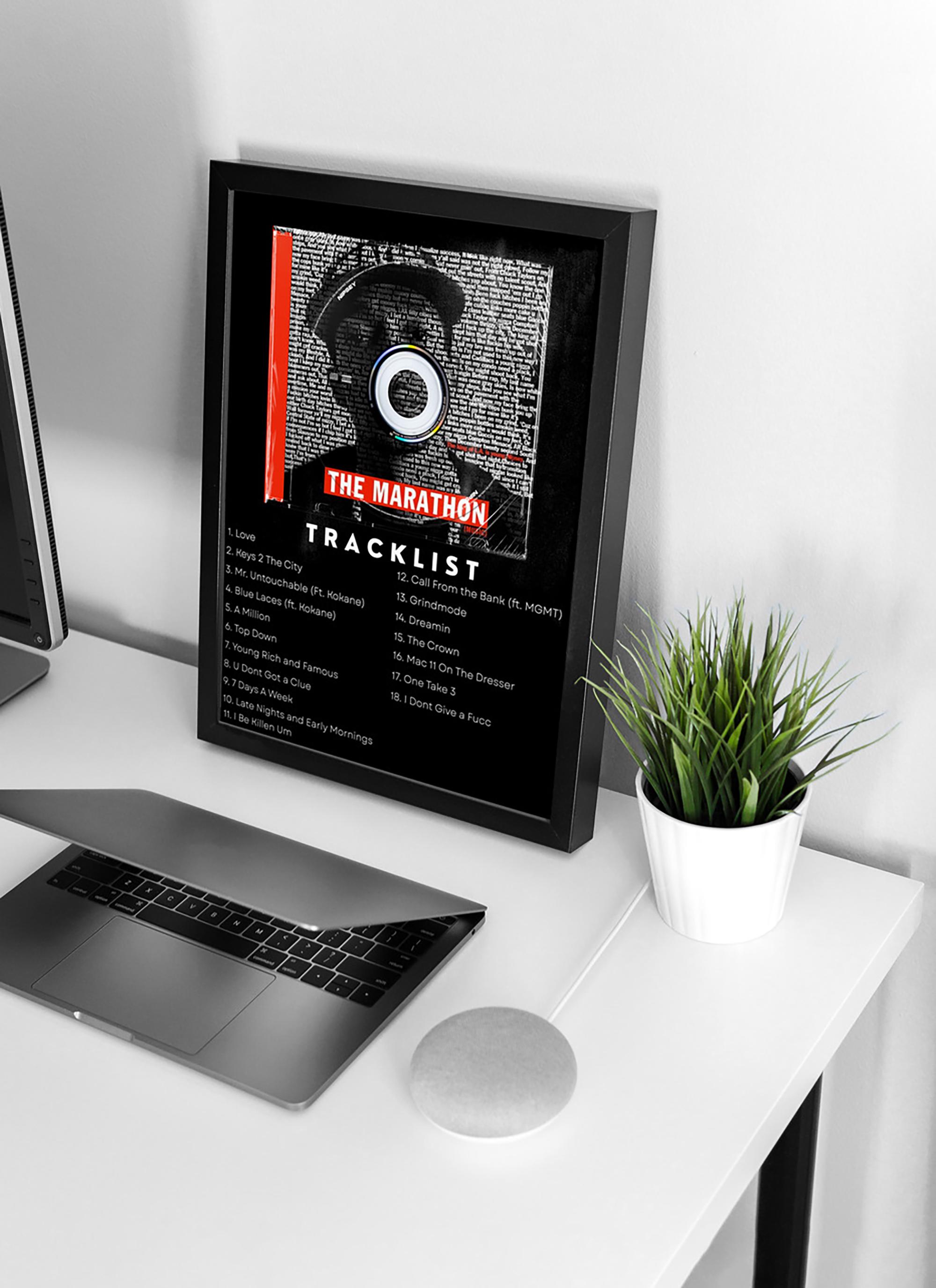 Nipsey Hussle Poster, Rap Mixtapes, Instant Download, the Marathon ...