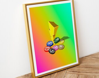 Power Rangers, Instant Download, Superhero, Cartoons, Digital Print, Games, 90s Decor, Mighty Morph, Wall Art, Nursery Art, Saban, Kids Art,