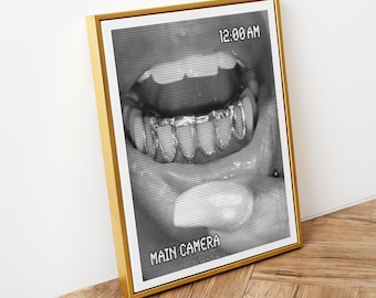 Black Women, Lip art, beautiful females, grillz, sex decor, lip gloss, grillz for women, black art, security camera, grillz for men, black