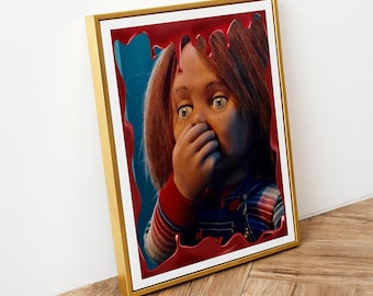 Chucky, Halloween Print, Chucky posters, Digital Print, Halloween Posters, Childs Play, INSTANT DOWNLOAD, Halloween Decor, digital print