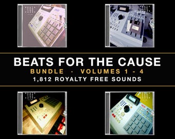 1,812 Sound Drum Kit Bundle, Boom Bap Hip Hop WAV Sample Pack, Royalty Free Snares Kicks Hats Perc for MPC, FL Studio | Beats For The Cause