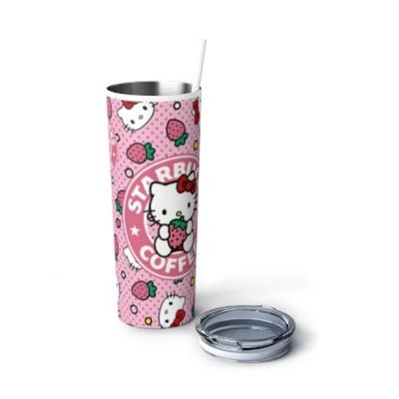 Hello Kitty STARBUCKS 590ml ハローキティ　タンブラー Hello Kitty Starbucks 20 Oz Tumbler, Reusable Tumbler With Lid