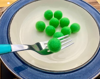 Felt Peas - Pack of 10