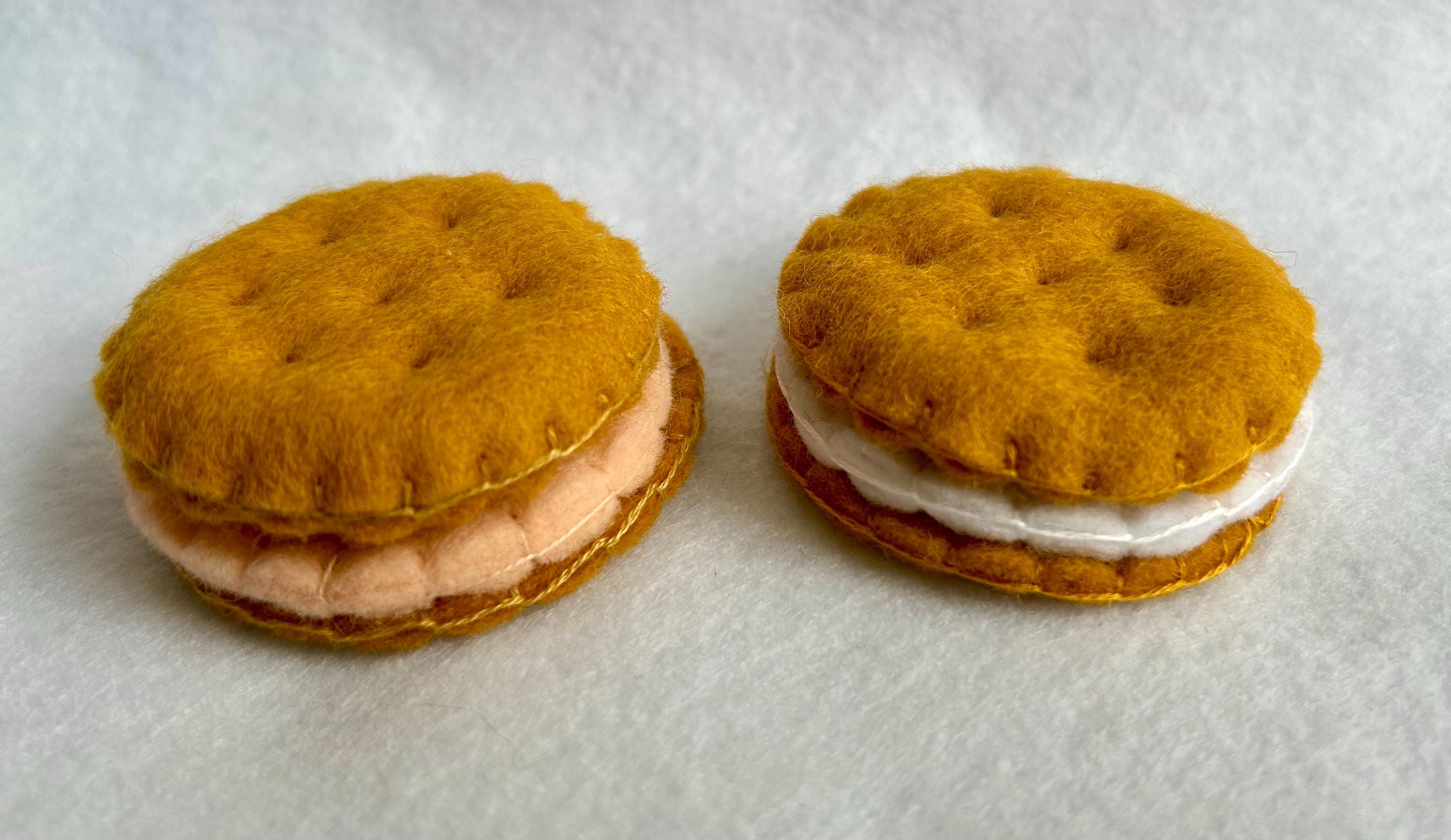 Felt Buttercream Biscuit - Etsy