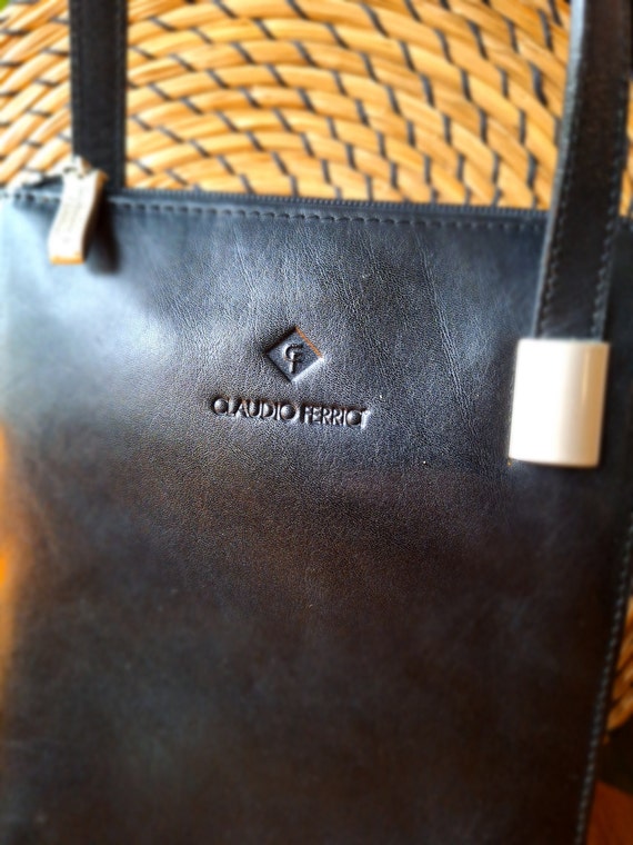 Claudio Ferrici Leather Bag Etsy Ireland