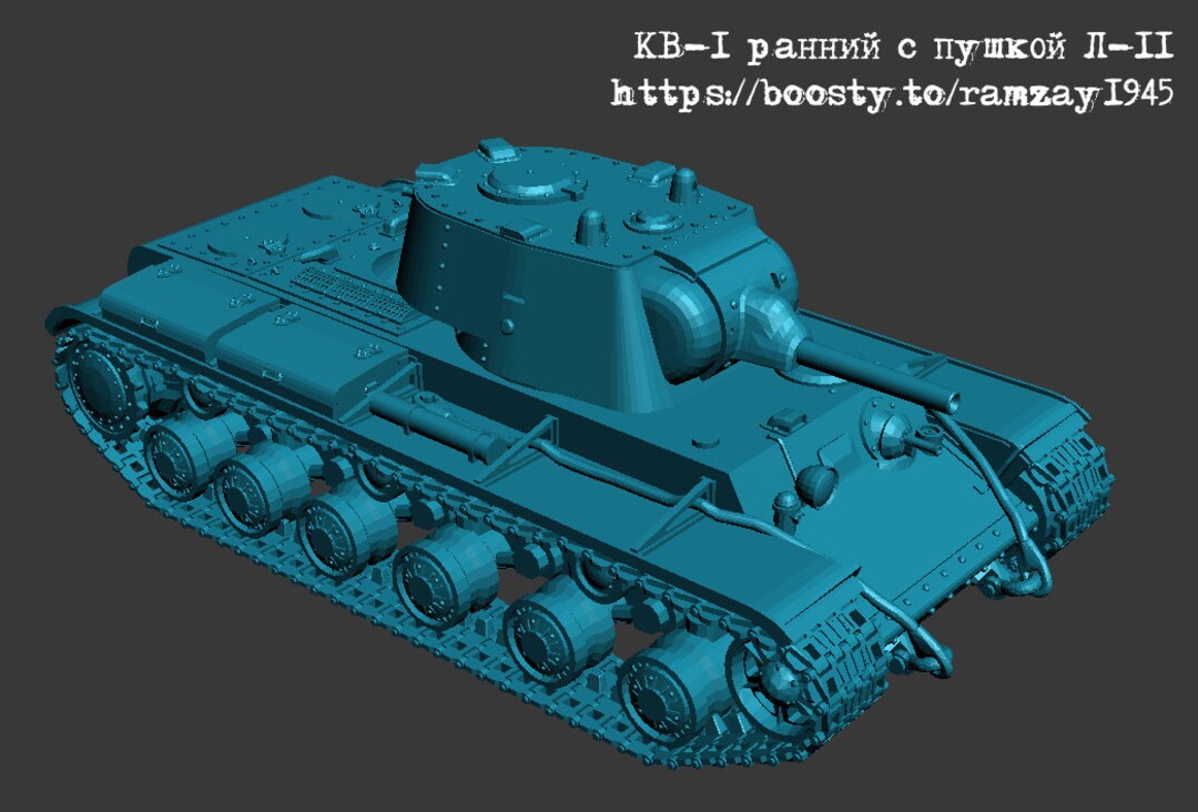 Ww2 Tank KV1 Early 15mm & 172 Scale Etsy