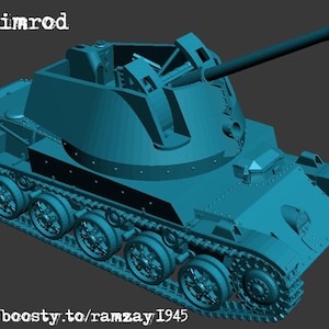 Tweede Wereldoorlog Hongarije tank Nimrod schaal 1:72