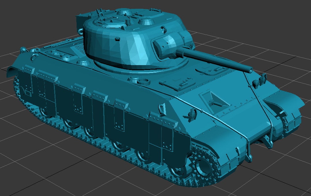 Ww2 Tank T14 15mm & 172 Scale Etsy