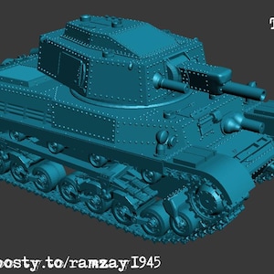 WW2 Hongarije tank Turan II schaal 1:72