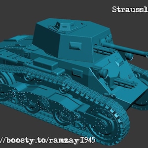 Tweede Wereldoorlog Hongarije tank Straussler schaal 1:72