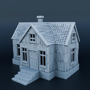 Napoleonic Terrain House Building 23 1.72 and 28mm