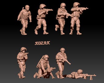 Modern wargames Ukraine and russian Fighters set 2  1:72 & 28mm
