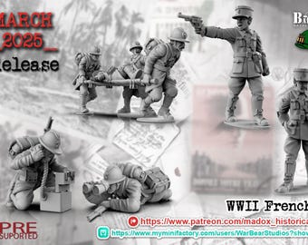 WW2 Frans hoofdkwartier 1:72 en 28 mm