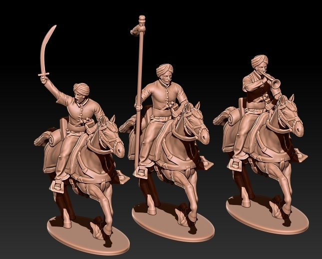 Napoleonic mameluks command 1:72 & 28mm